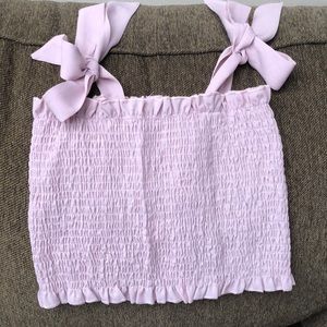Pink crop top